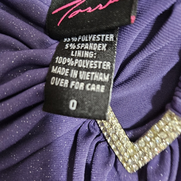 Torrid Shimmer Strapless Top sz 0 - Picture 7 of 7